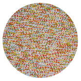 Boulevarde Rugs Pink Bonnie Hand-Woven Wool Round Rug