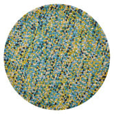 Boulevarde Rugs Aqua Bonnie Hand-Woven Wool Round Rug
