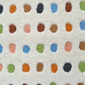 Boulevarde Rugs Penny Dot Multicolour Hand-Tufted Wool Runner
