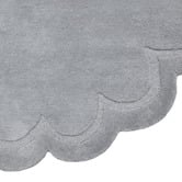 Boulevarde Rugs Fiorella Scalloped Hand-Tufted Wool Round Rug