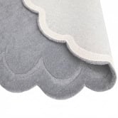 Boulevarde Rugs Fiorella Scalloped Hand-Tufted Wool Round Rug