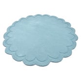 Boulevarde Rugs Fiorella Scalloped Hand-Tufted Wool Round Rug