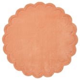 Boulevarde Rugs Fiorella Scalloped Hand-Tufted Wool Round Rug