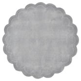 Boulevarde Rugs Fiorella Scalloped Hand-Tufted Wool Round Rug