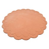 Boulevarde Rugs Fiorella Scalloped Hand-Tufted Wool Round Rug