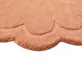 Boulevarde Rugs Fiorella Scalloped Hand-Tufted Wool Round Rug