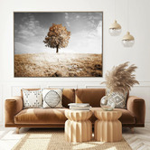Arte Eleve One Tree Hill Framed Canvas Wall Art