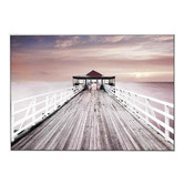 Arte Eleve Violaceous Framed Canvas Wall Art