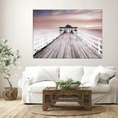 Arte Eleve Violaceous Framed Canvas Wall Art