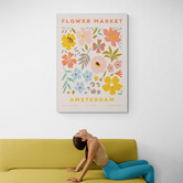 Papier Inkhouse Amsterdam Flower Market Printed Wall Art