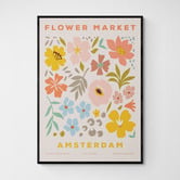 Papier Inkhouse Amsterdam Flower Market Printed Wall Art