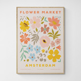 Papier Inkhouse Amsterdam Flower Market Printed Wall Art