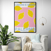 Papier Inkhouse Italian Lemons Printed Wall Art