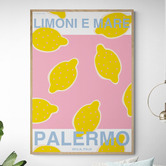 Papier Inkhouse Italian Lemons Printed Wall Art