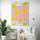 Papier Inkhouse Italian Lemons Printed Wall Art