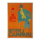 Papier Inkhouse Orange Campari Printed Wall Art