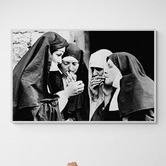 Papier Inkhouse Smoking Nuns Printed Wall Art
