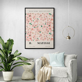 Papier Inkhouse Pink Flowers Printed Wall Art