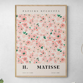 Papier Inkhouse Pink Flowers Printed Wall Art
