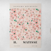 Papier Inkhouse Pink Flowers Printed Wall Art