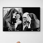 Papier Inkhouse Smoking Nuns Printed Wall Art