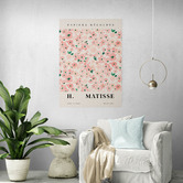 Papier Inkhouse Pink Flowers Printed Wall Art