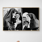 Papier Inkhouse Smoking Nuns Printed Wall Art