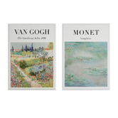 Papier Inkhouse 2 Piece Van Gogh &amp; Monet Printed Wall Art Set