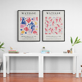 Papier Inkhouse 2 Piece Red Dancers Printed Wall Art Set