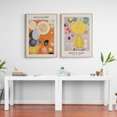 Papier Inkhouse 2 Piece Hilma af Klint Printed Wall Art Set