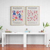 Papier Inkhouse 2 Piece Red Dancers Printed Wall Art Set