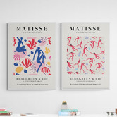 Papier Inkhouse 2 Piece Red Dancers Printed Wall Art Set