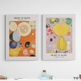 Papier Inkhouse 2 Piece Hilma af Klint Printed Wall Art Set