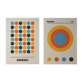 Papier Inkhouse 2 Piece Bauhaus Style Printed Wall Art Set