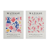 Papier Inkhouse 2 Piece Red Dancers Printed Wall Art Set