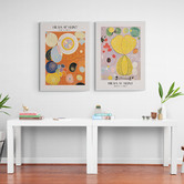 Papier Inkhouse 2 Piece Hilma af Klint Printed Wall Art Set