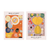 Papier Inkhouse 2 Piece Hilma af Klint Printed Wall Art Set