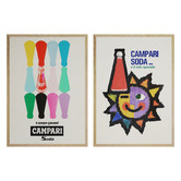 Papier Inkhouse 2 Piece Campari Printed Wall Art Set