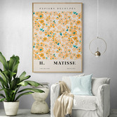 Papier Inkhouse Yellow Flowers Printed Wall Art