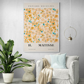 Papier Inkhouse Yellow Flowers Printed Wall Art
