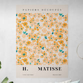 Papier Inkhouse Yellow Flowers Printed Wall Art