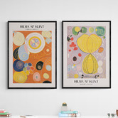Papier Inkhouse 2 Piece Hilma af Klint Printed Wall Art Set