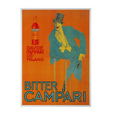 Papier Inkhouse Orange Campari Printed Wall Art