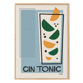 Papier Inkhouse 3 Piece Aperol Spritz Framed Paper Print Wall Art Set