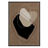 Papier Inkhouse 2 Piece Beige Line Framed Paper Print Wall Art Set