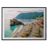 Papier Inkhouse Monterosso Beach Italy Framed Paper Print Wall Art