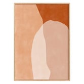 Papier Inkhouse Terracotta Abstract Framed Paper Print Wall Art Diptych