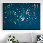 Papier Inkhouse The Swimmers Framed Paper Print Wall Art