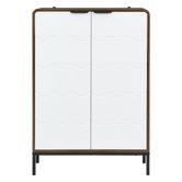 Luco Furniture and Decorations Pty Ltd Wavy 2 Door Shoe Cabinet