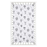 Little Gem Little Gem Balloon Organic Cotton Cot Fitted Sheet
